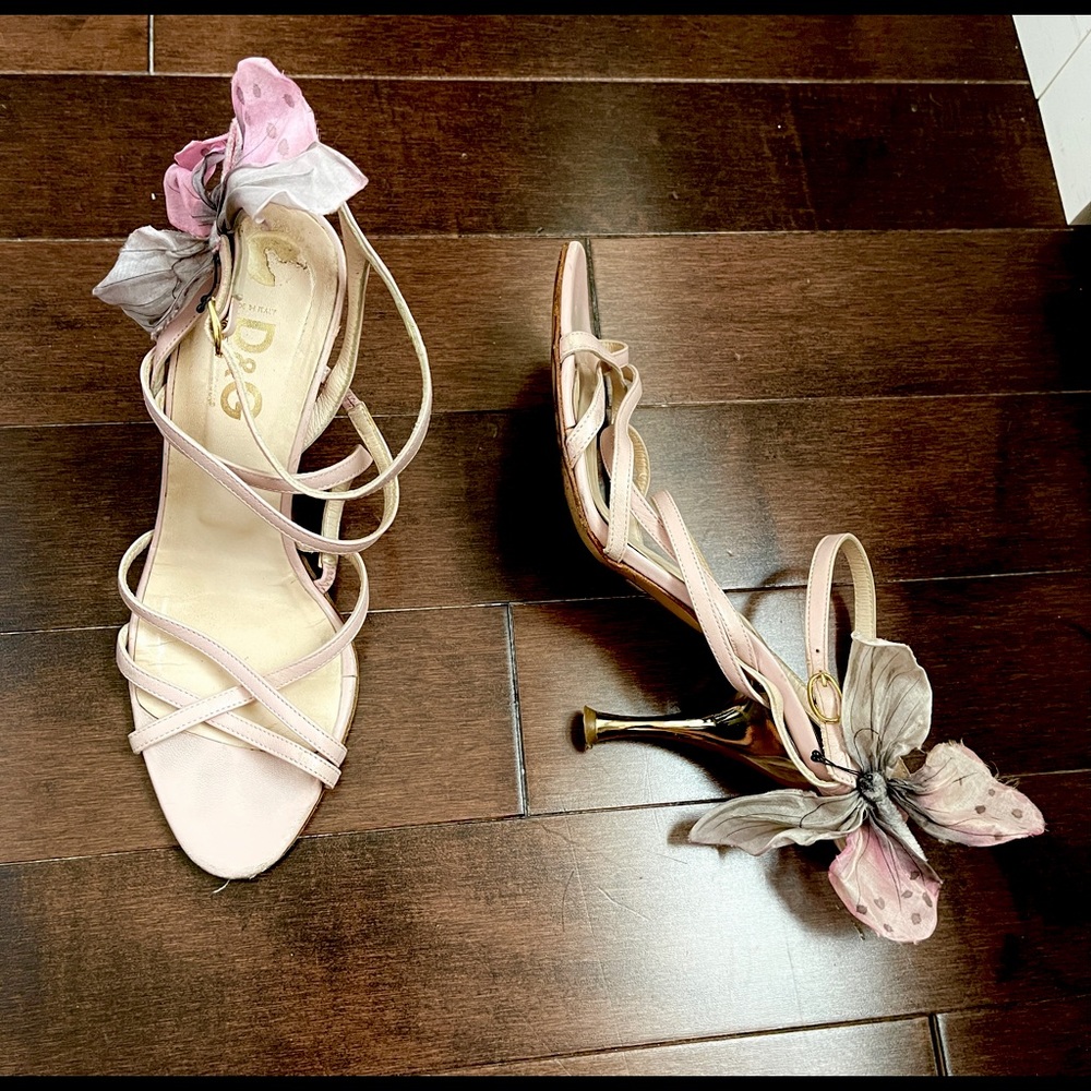 Dolce & Gabbana Butterfly Strappy Sandals